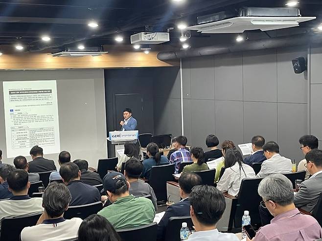 경북 지역혁신클러스터 육성(비R&D) 사업 지원시책 설명회 모습 ⓒ경북테크노파크