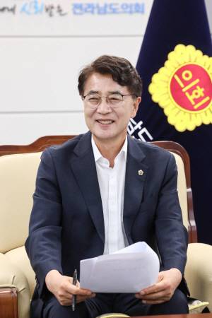김태균 제 12대 전남도의회 후반기 의장./전남도의회 제공