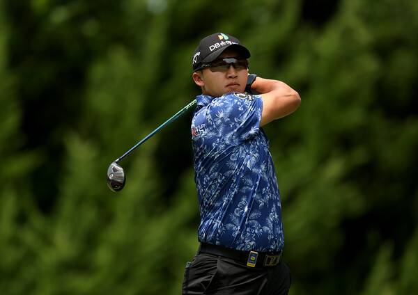 KPGA 2개 대회 연속 우승에 도전하는 김홍택. 사진┃KPGA