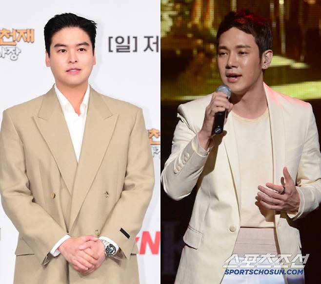 이장우(왼쪽), 환희. 스포츠조선DB