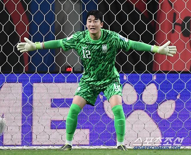 10일 서울월드컵경기장에서 열린 대한민국과 쿠웨이트의 2026년 북중미월드컵 아시아 3차예선 B조 최종전. 이창근 골키퍼가 골문을 지키고 있다. 상암=정재근 기자 cjg@sportschosun.com/2025.6.10/