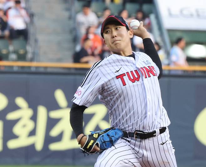 LG 손주영. 잠실=정시종 기자 capa@edaily.co.kr