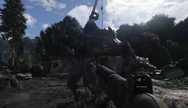 ▲ 시연 중에도 절반은 총을 쓴 것 같은 느낌