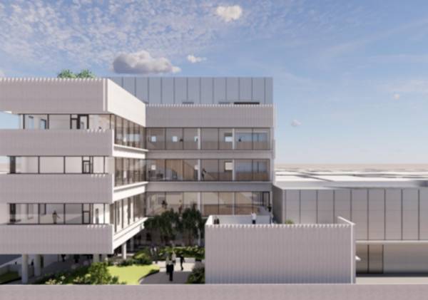 2026년 준공 예정인 ‘탄성소재연구소’ 조감도. 부산시는 해당 연구소를 산업혁신구역 내 신소재 R&D 중심지로 육성할 계획이다. 부산시 제공