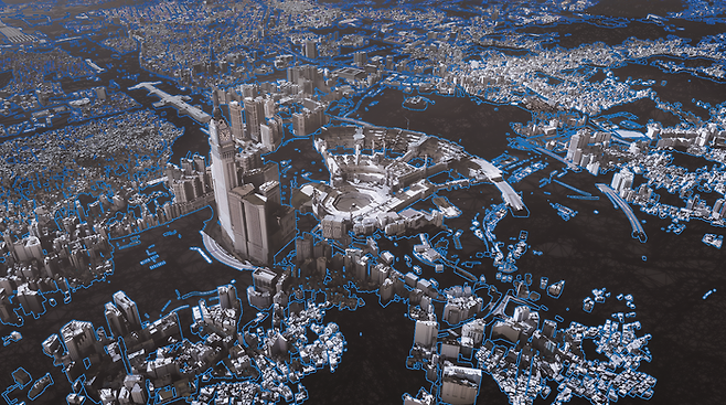 사우디아라비아 메카 3D 모델링. [네이버]