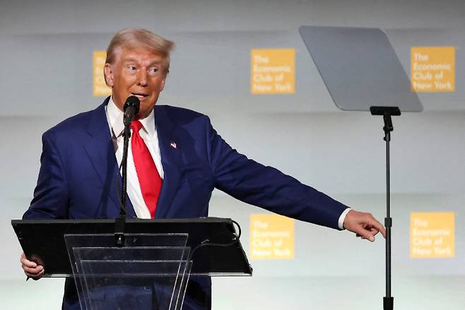 도널드 트럼프 전 미국 대통령. 연합뉴스