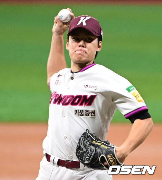 키움 히어로즈 김윤하. /OSEN DB