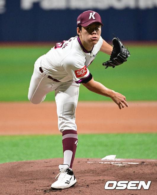 키움 히어로즈 김윤하. /OSEN DB