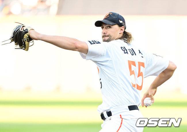 한화 라이언 와이스. /OSEN DB