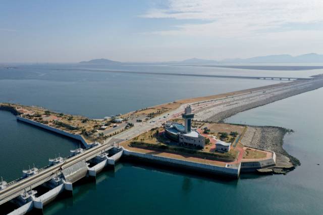 ▲새만금 방조제 ⓒ새만금개발청