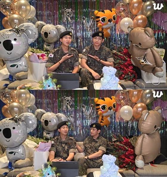 /사진=방탄소년단 위버스 라이브 캡처