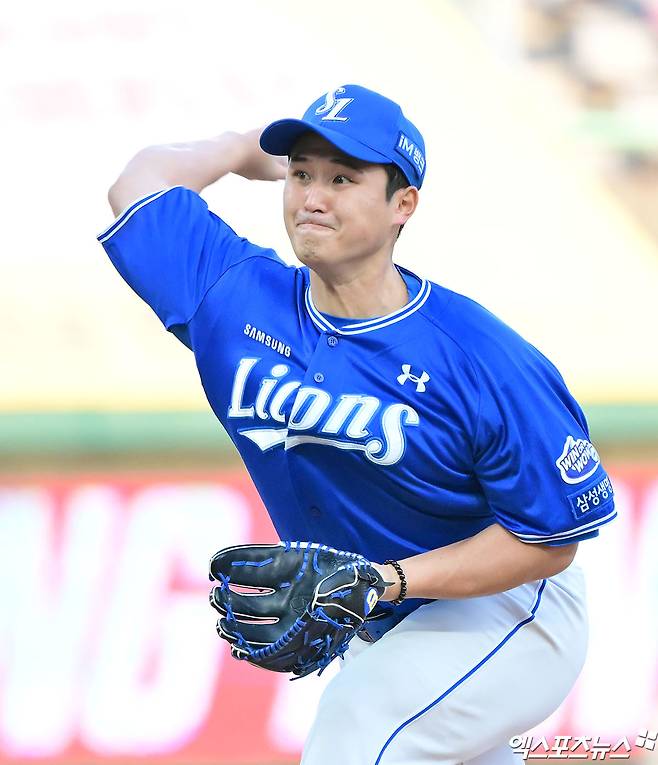 삼성 라이온즈 최원태. 엑스포츠뉴스 DB