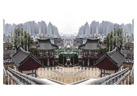 신인수 作 '창원향교_봄으로가는 길'.