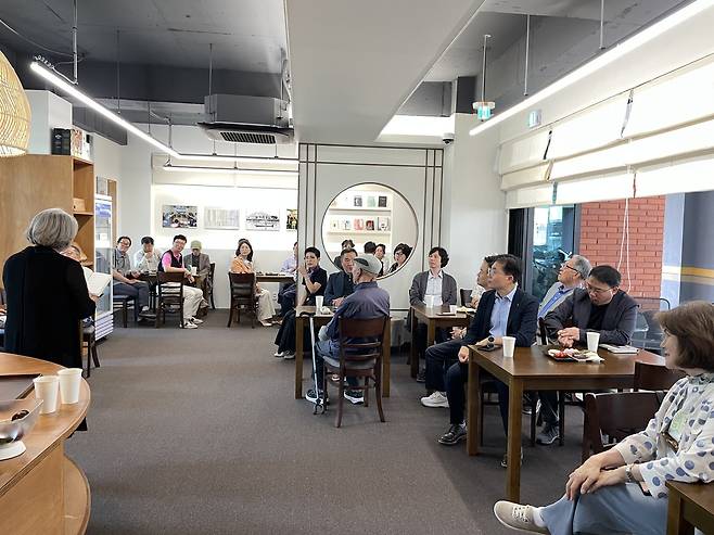 가네코후미코(金子文子) 다실 개소식 모습. /박열의사기념사업회 제공