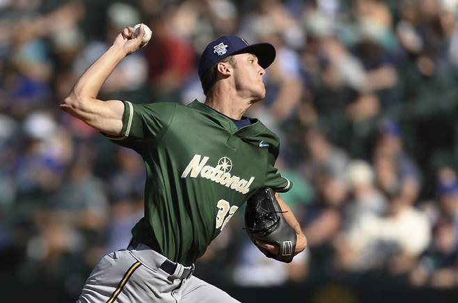 밀워키 팜 최고의 유마주 투수인 제이콥 미시오라우스키. AP연합뉴스