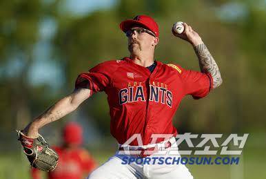 키움 히어로즈가 단기 대체 외국인 투수로 영입한 왼손 라클란 웰스. 사진제공=키움 히어로즈