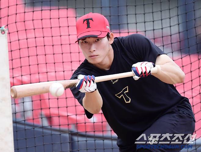 번트 훈련 집중.