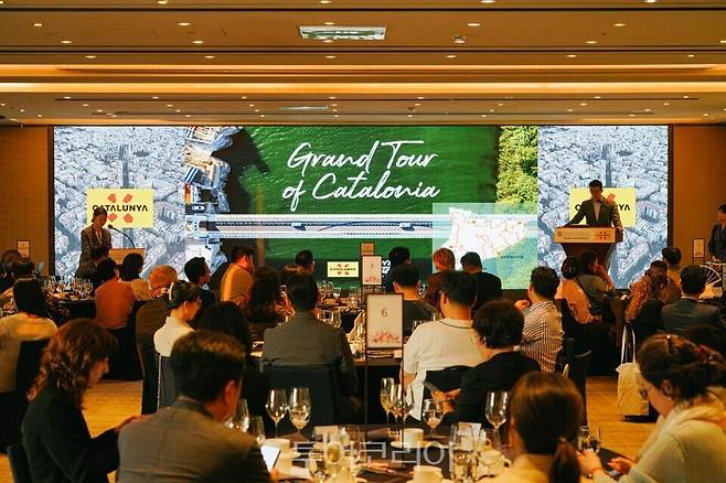 지난 5월 28일 서울 중구 웨스틴 조선 서울에서 열린 '카탈루냐 로드쇼'&nbsp;