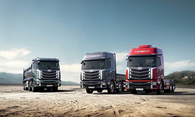 현대차 대형트럭 '더 뉴 엑시언트'./현대차 제공