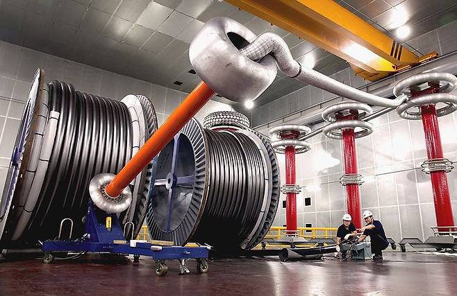 LS전선 초고압직류송전(HVDC) 케이블. / LS전선 제공.