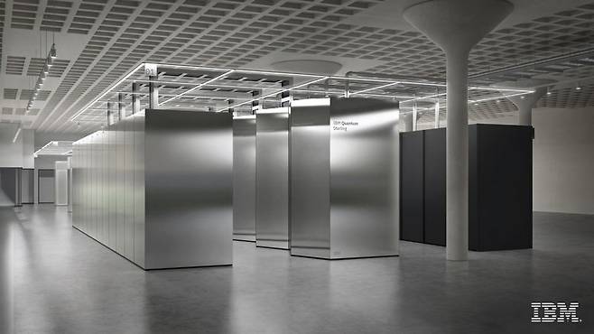 세계 최초의 오류내성 양자컴퓨터 IBM 퀀텀 스탈링 렌더링 이미지. IBM제공