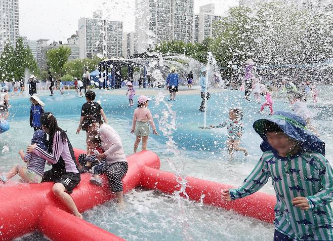 중앙공원 물놀이장 모습./사진제공=부천시