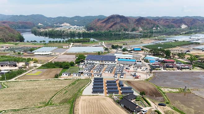 산불 피해 이재민들이 거주하는 선진이동주택단지/사진제공=경북 안동시