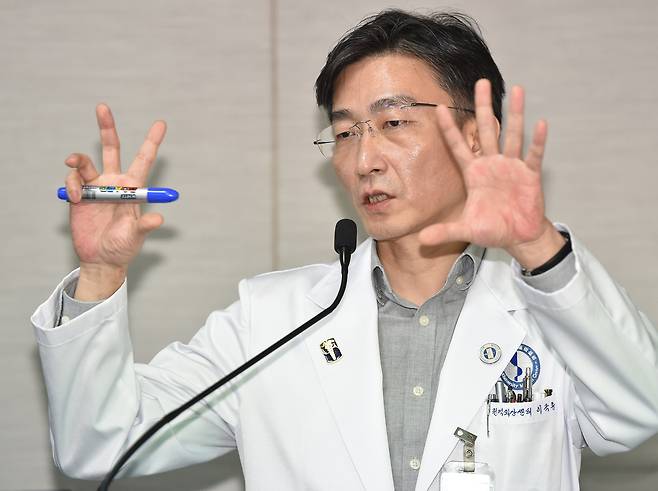 이국종 국군대전병원장.[뉴시스]