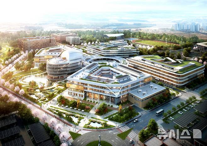 한국에너지공대(KENTECH·켄텍) 연구 1동 조감도. (이미지=켄텍 제공) photo@newsis.com