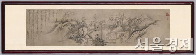 이건희 기증품 국외 순회전의 대표 유물인 김홍도의 ‘추성부도’. 사진 제공=국립중앙박물관