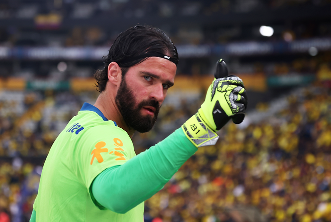 리버풀 골키퍼 알리송. 게티이미지