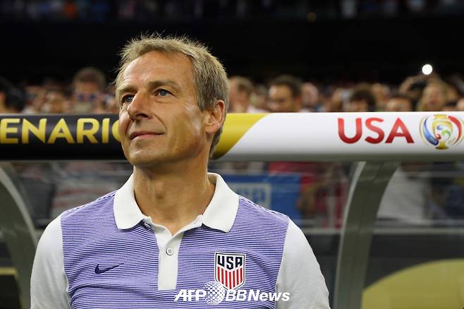 미국 대표팀을 이끌던 당시 위르겐 클린스만 감독. /AFPBBNews=뉴스1
