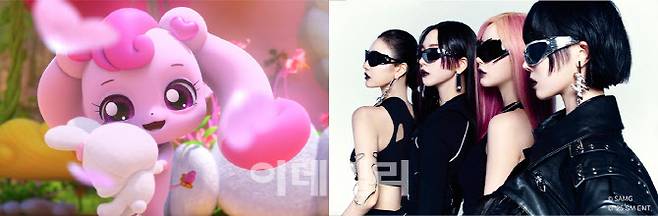 티니핑x에스파 협업(사진=SAMG엔터테인먼트·SM엔터테인먼트)