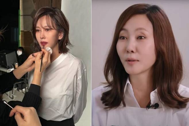 배우 김남주가 자신만의 몸매 관리 비법을 공개했다. [사진=SNS]