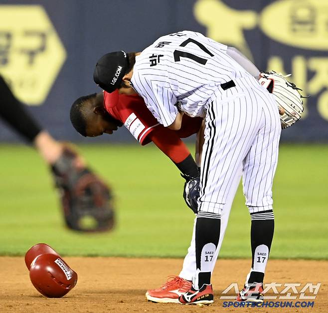 괴로워하는 에레디아에게 다가온 박해민