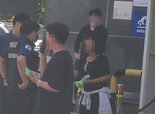 경찰 출동 당시 모습.ⓒ연합뉴스