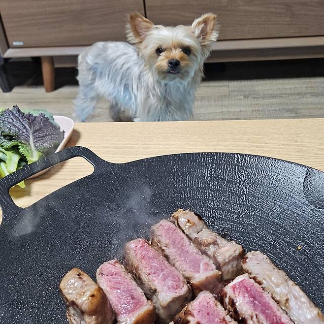 20250611_210806.jpg 저녁 채끝 등심 구워서 한잔