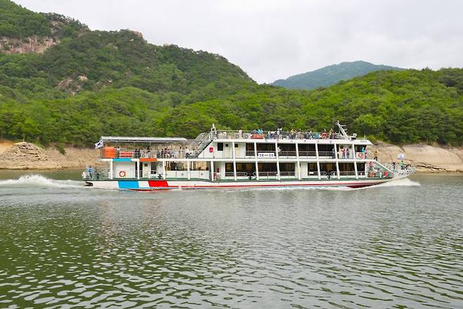 청풍호 유람선