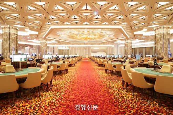 제주 드림타워 외국인 전용 카지노 전경. 드림타워 제공
