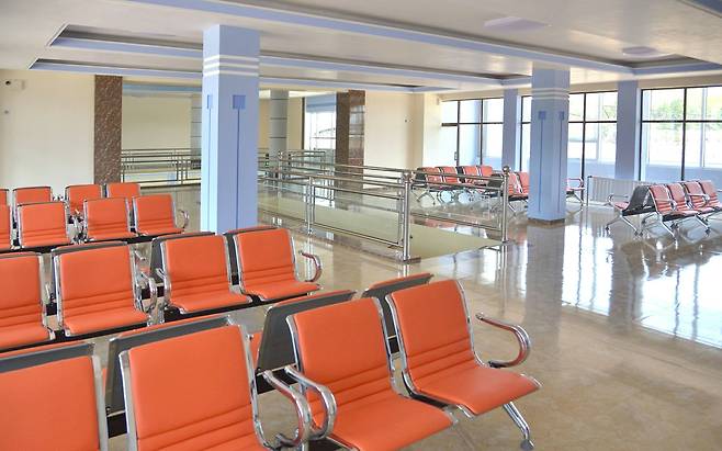 The Kalma Station in Wonsan, North Korea, completed as of June 12 [RODONG SINMUN/NEWS1]