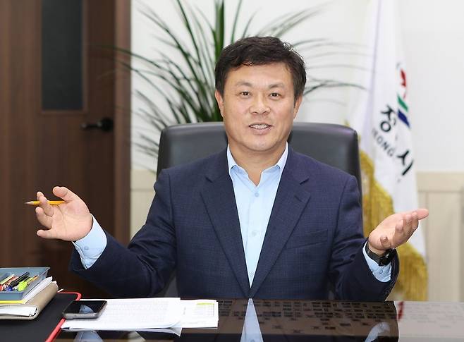 이학수 정읍시장. 정읍시 제공.