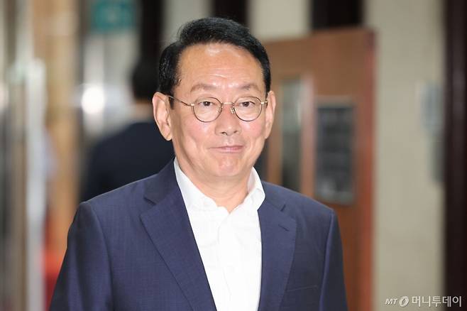 김도읍 국민의힘 의원이 9일 오전 서울 여의도 국회 원내대표실에서 4선 의원 이상 회의에 참석하고 있다. 2025.06.09. /사진=뉴시스 /사진=권창회