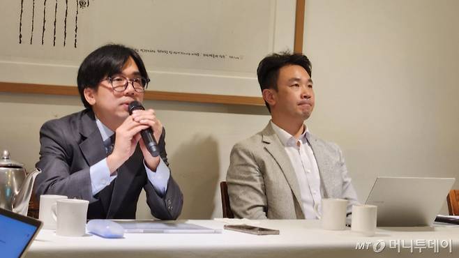 디지털산업정책연구소는 12일 서울 중구에서 '새정부 출범에 대응한 미디어 산업 진흥의 주요 쟁점과 정책 방향' 간담회를 열었다. /사진=윤지혜 기자