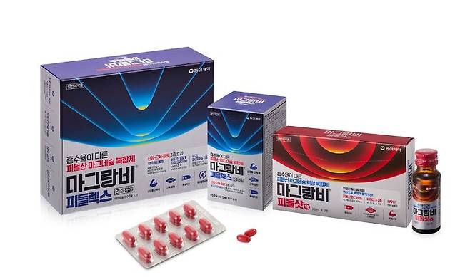 [서울=뉴시스] 동아제약 '마그랑비 피돌샷 액&피돌렉스 연질캡슐' (사진=동아제약 제공) 2025.06.12. photo@newsis.com *재판매 및 DB 금지