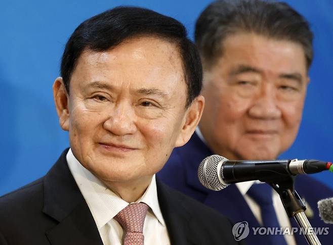 탁신 전 태국 총리 [EPA 연합뉴스 자료사진. 재배포 및 판매 금지]