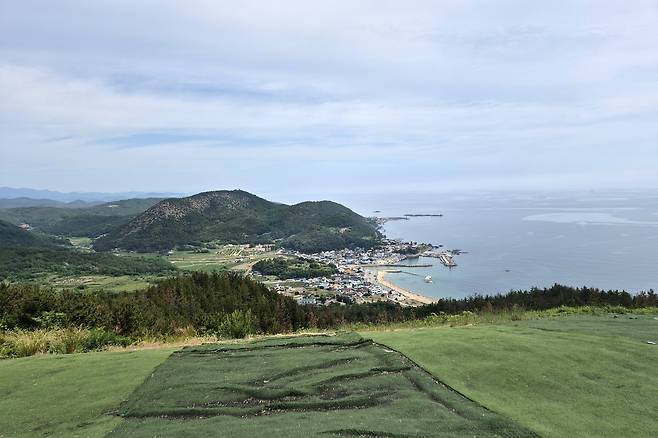 곤륜산 정상에서 보이는 풍경 [촬영 손대성]