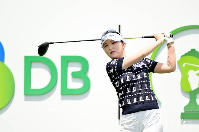 이예원의 티샷. [DB그룹 한국여자오픈 조직위 제공. 재판매 및 DB 금지]