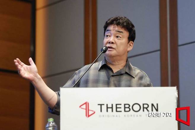 백종원 더본코리아 대표이사. 강진형 기자