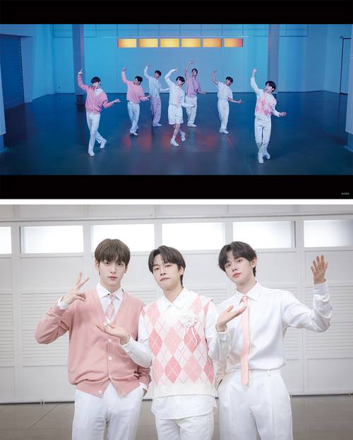 (위) 하이보이즈-그날이 오면(사진 스톤뮤직 엔터테인먼트 유튜브 화면 갈무리) (아래) 하이보이즈(사진 tvN, 스튜디오 마음C)