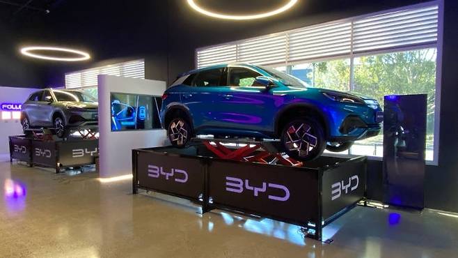 BYD 호주 시드니 쇼룸
